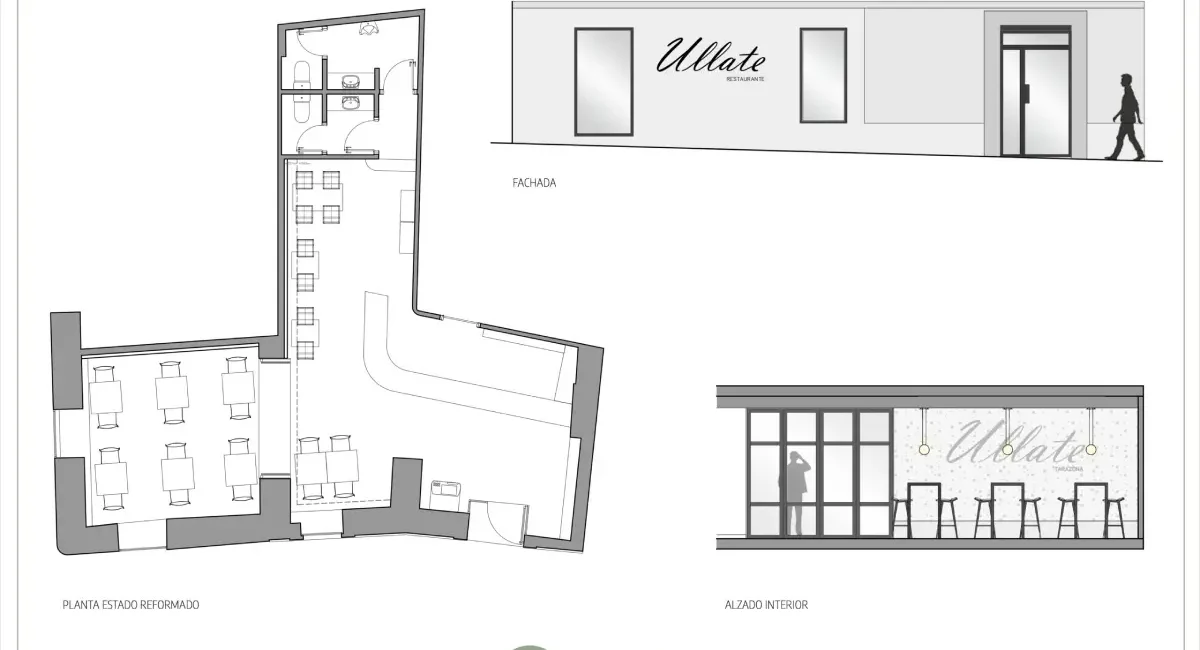 Proyecto de arquitectura restaurante | restaurante ullate 6