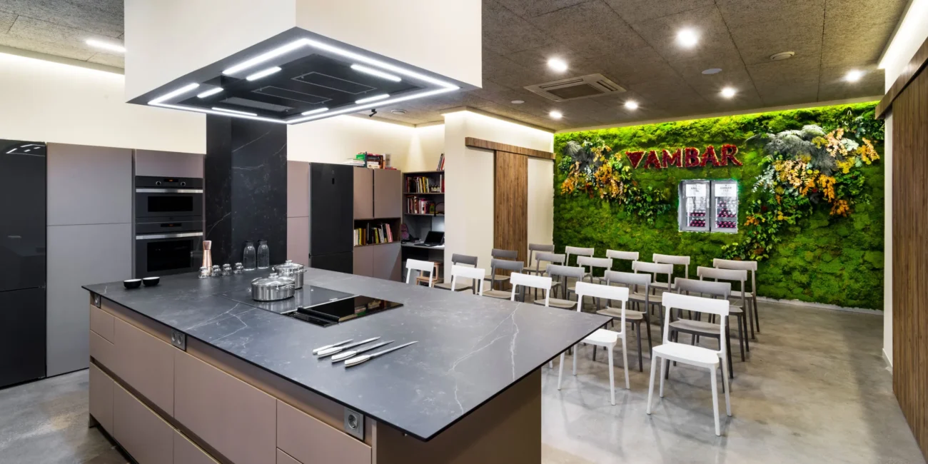 Interiorismo en espacios gastronómicos - Showroom Escuela de Sabor 4