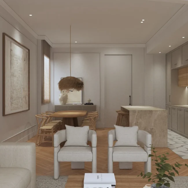 Imágenes e infografías 3D de proyectos arquitectónicos de interiorismo 03