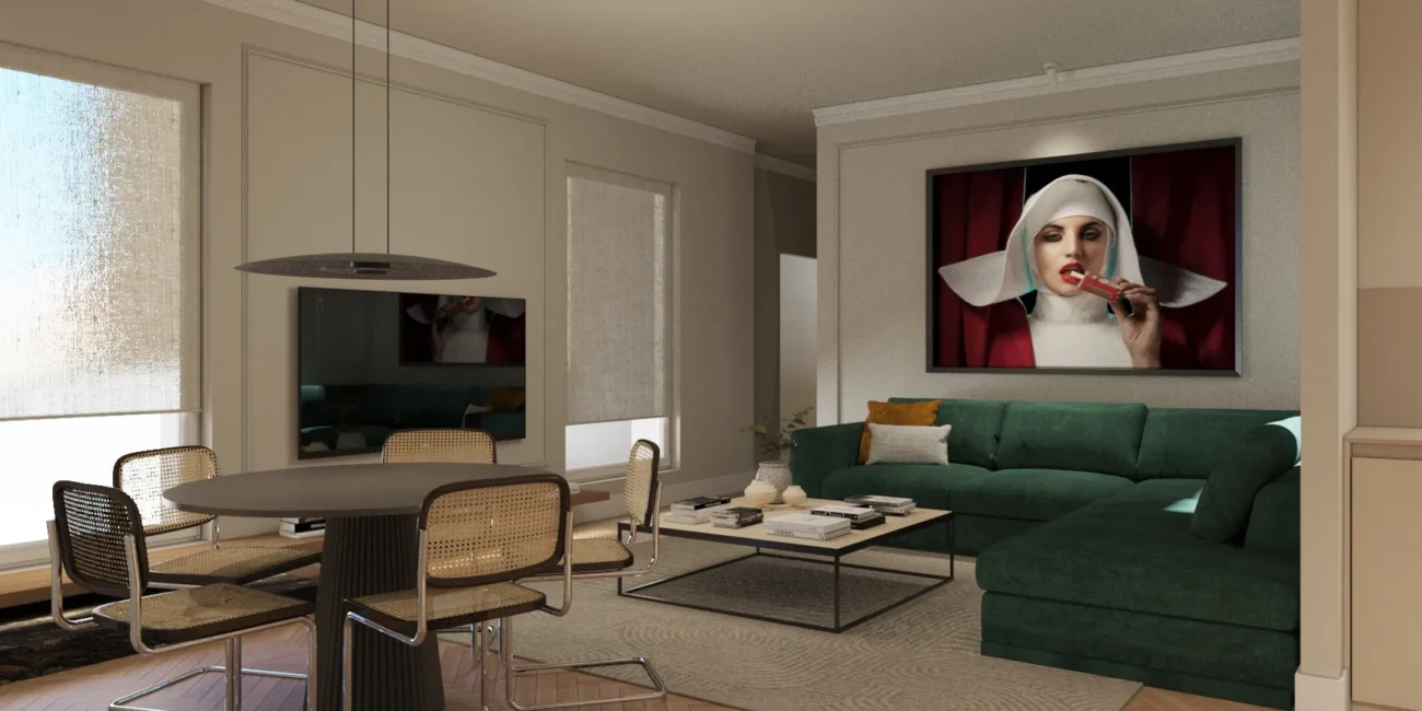 Imágenes e infografías 3D de proyectos arquitectónicos de interiorismo 12