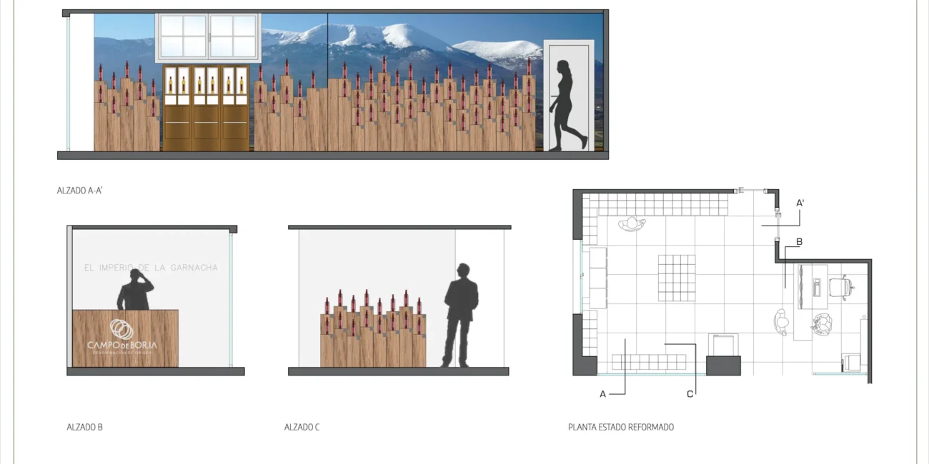 Interiorismo en comercios - Campo de Borja 4