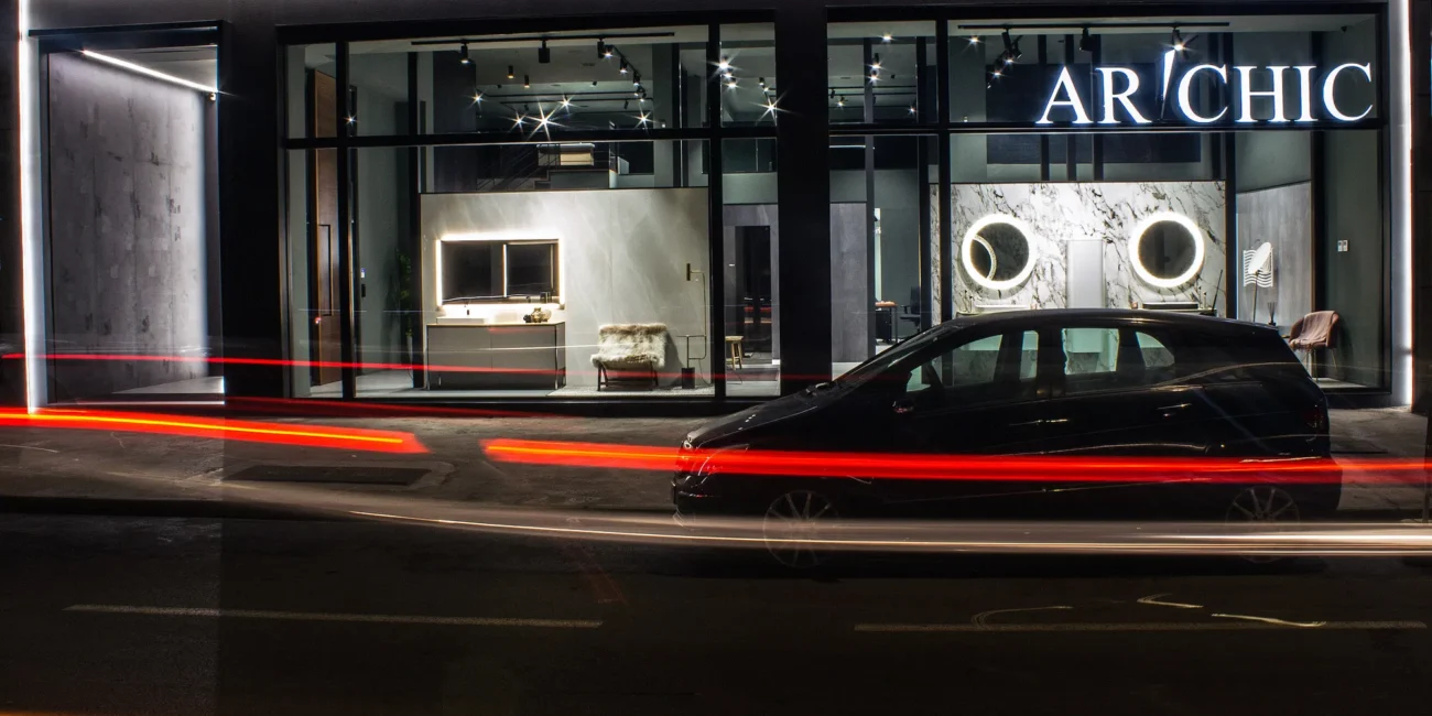 Interiorismo en comercios - Showroom Archic en Casablanca 1