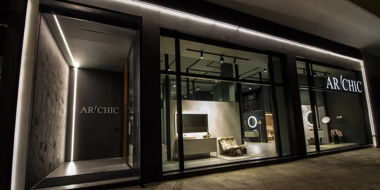 Interiorismo en comercios - Showroom Archic en Casablanca 2