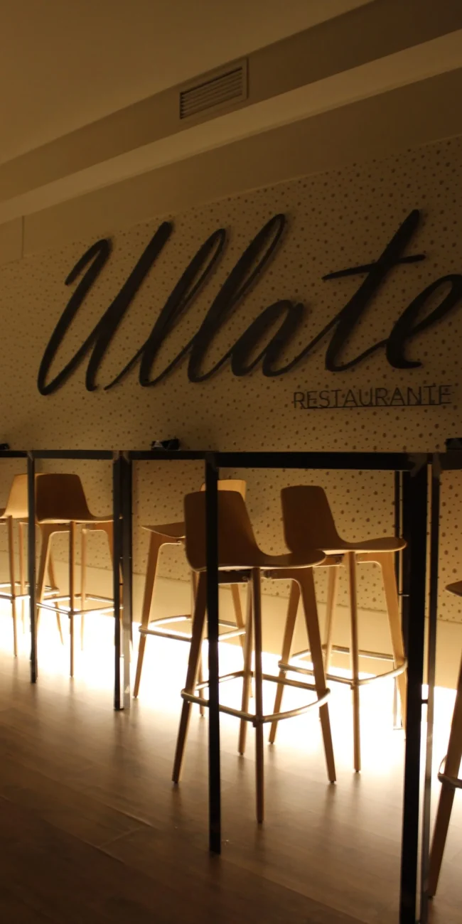 Interiorismo en espacios gastronómicos - Restaurante Ullate 2