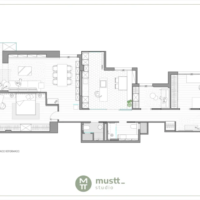Interiorismo en viviendas - Vivienda Parque Grande 13