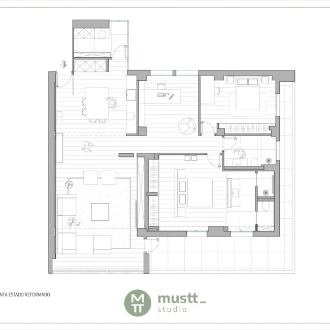 Interiorismo en viviendas - Vivienda VU 35